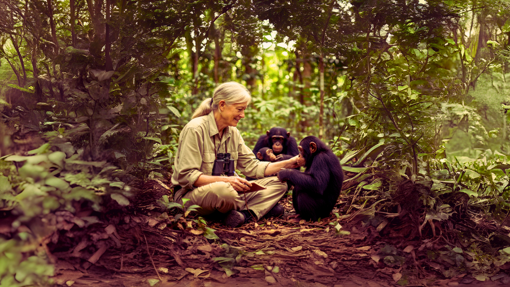 The book”A life of hope,Chimpanzees,and Protecting Nature”was written by Jane Goodall.